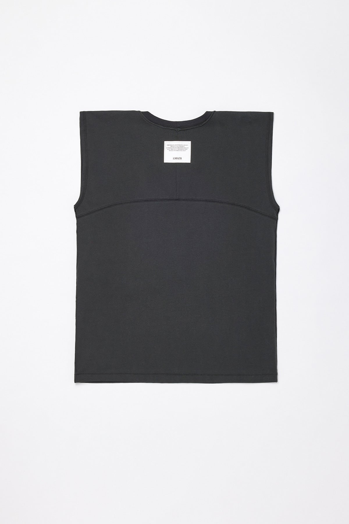 Matinkim Big Logo Sleeveless Top IN Charcoal