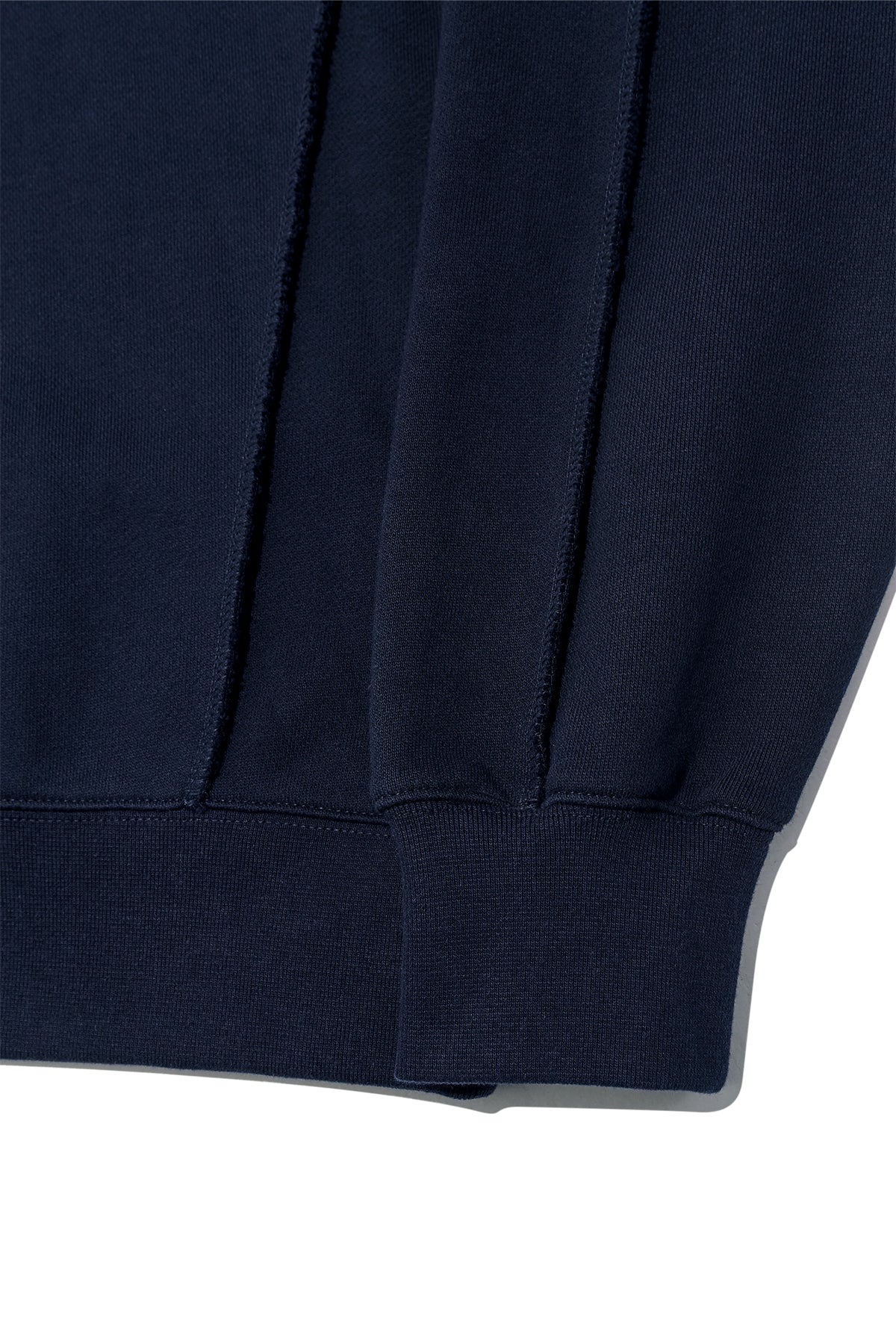 [matinkim] BACK LOGO HALF ZIP SWEATSHIRT FOR MEN IN NAVY