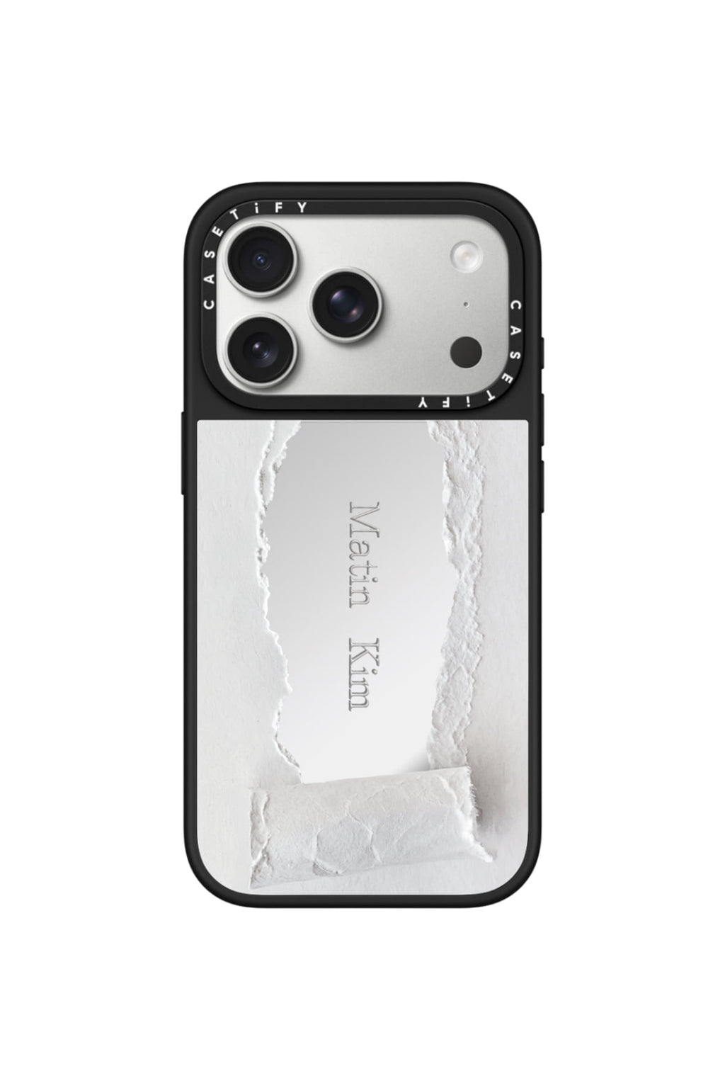 Matinkim Matin Kim X Casetify Paper Case IN Silver