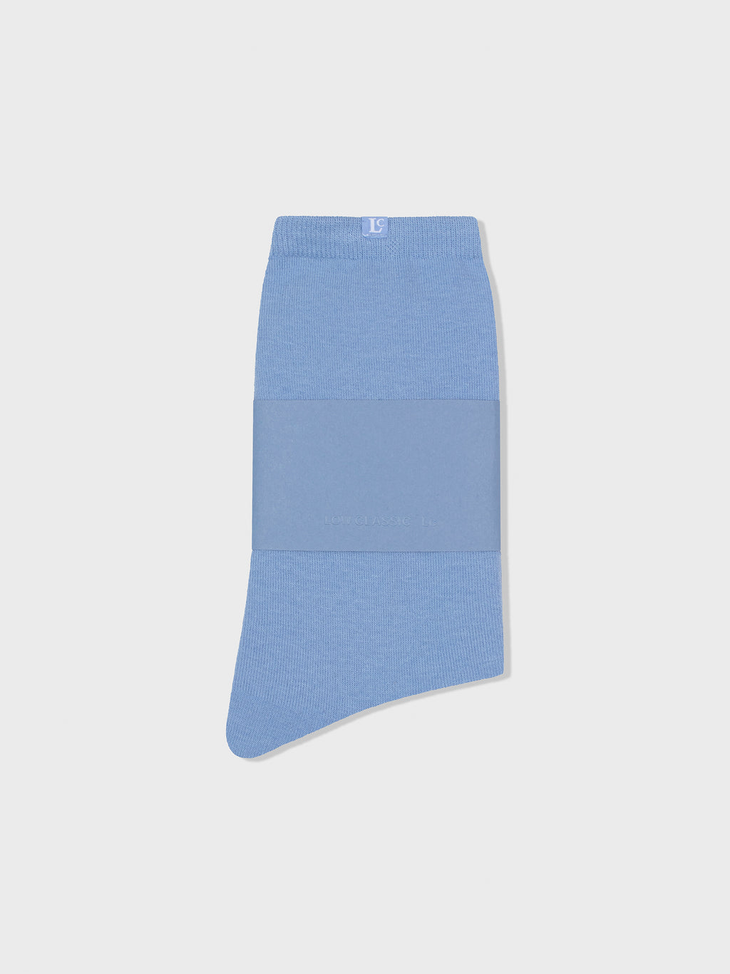 [Low Classic] Cotton Midi Socks_Blue