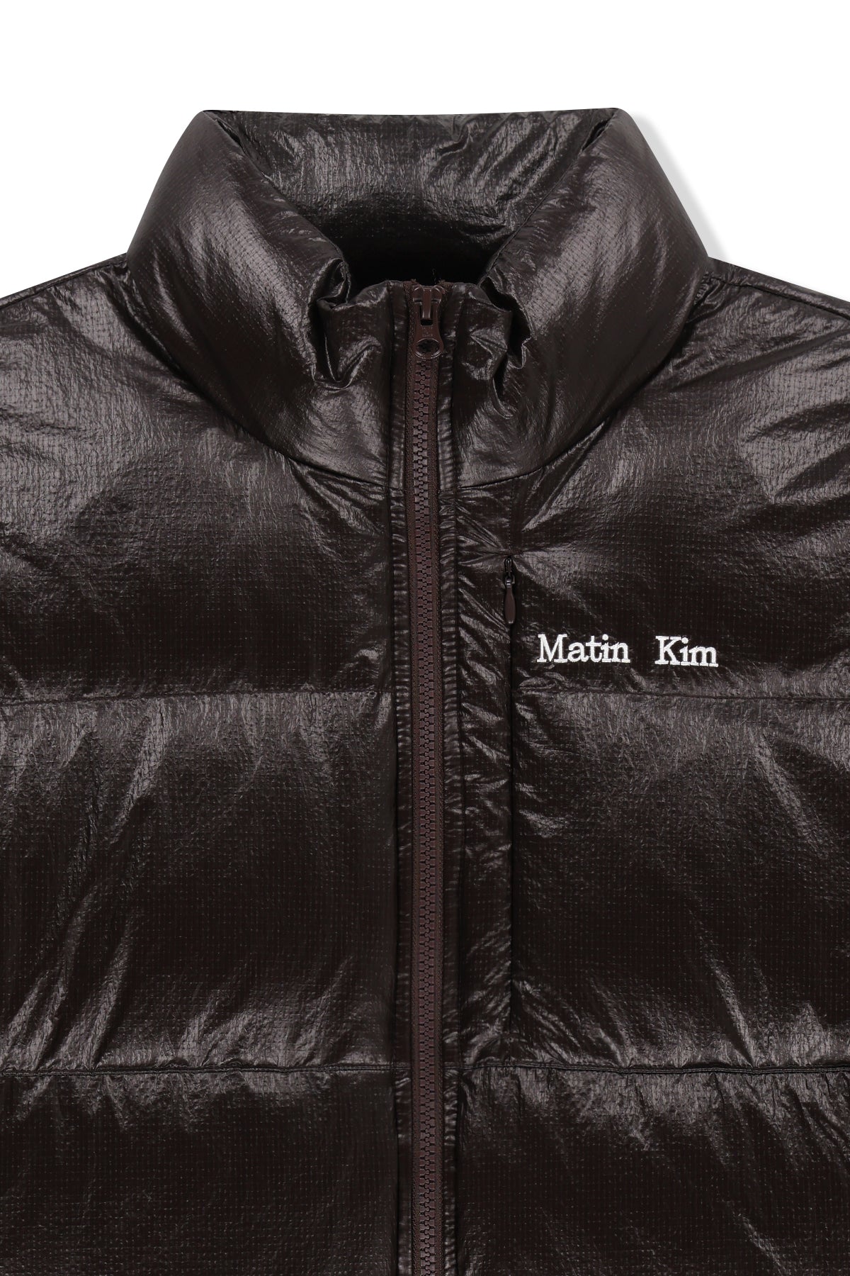 Matinkim Small Logo Volume Down Jumper In Dark Brown