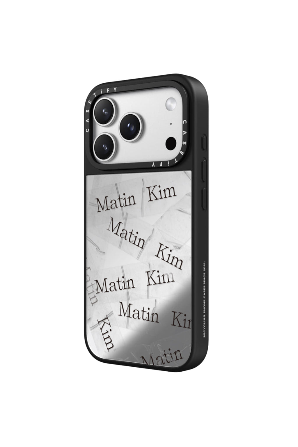 Matinkim Matin Kim X Casetify Tape Case IN Silver