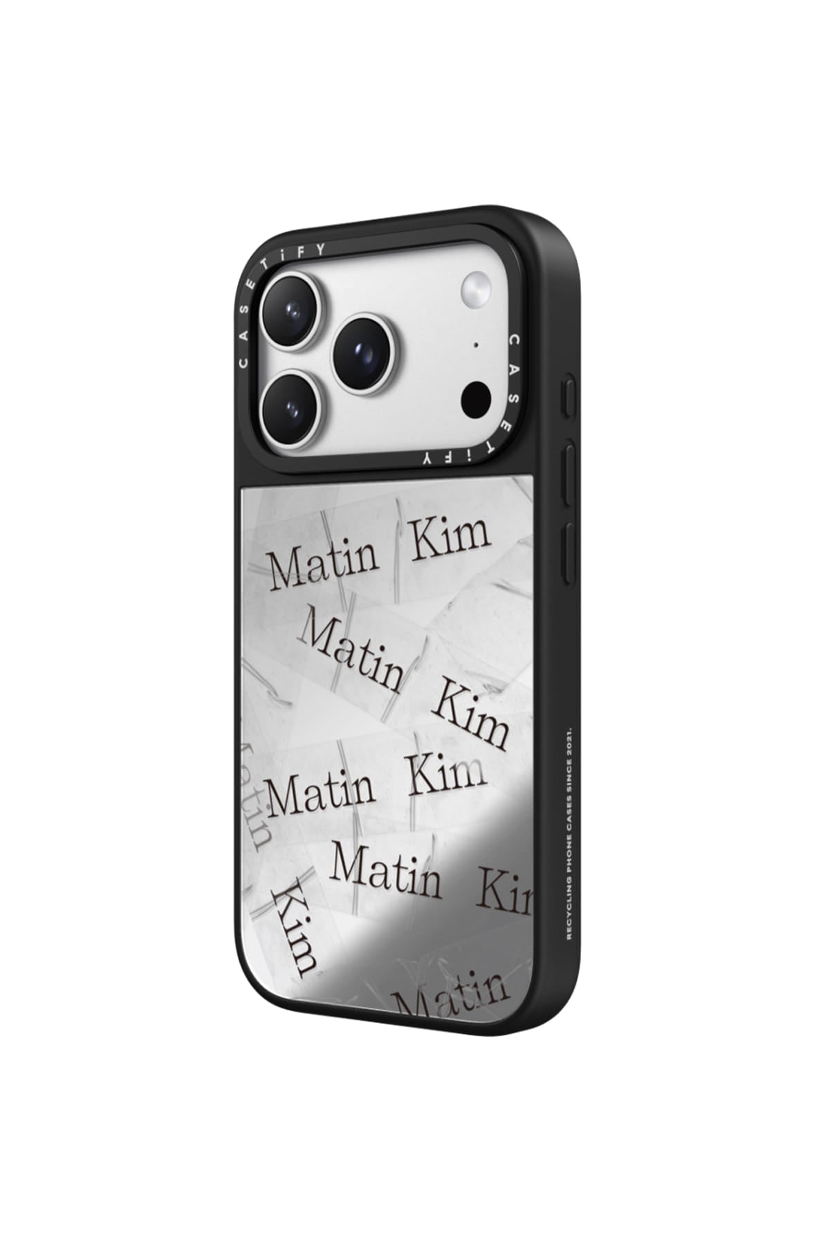 Matinkim Matin Kim X Casetify Tape Case IN Silver