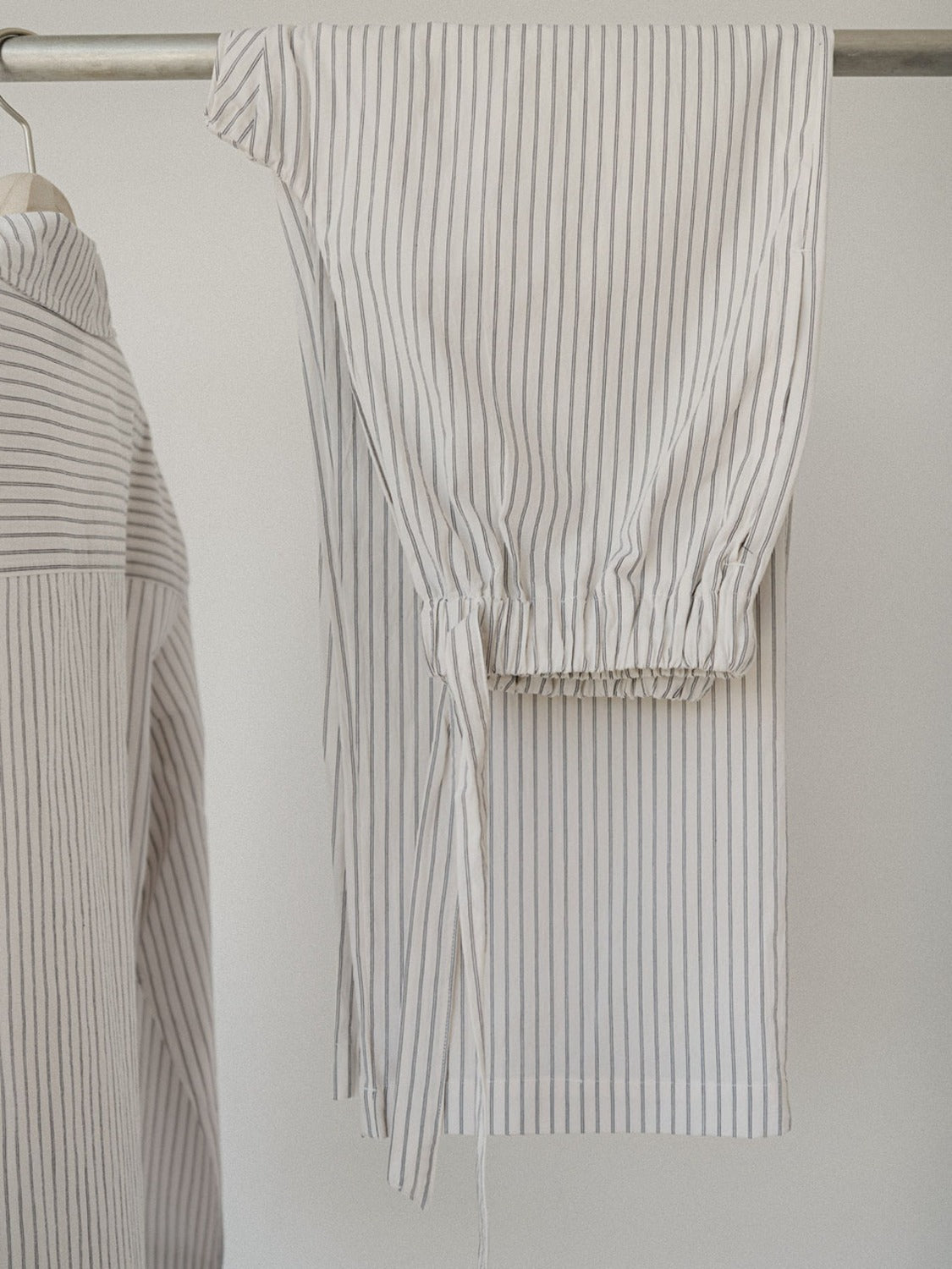 Facade Pattern Comfort Stripe Pants