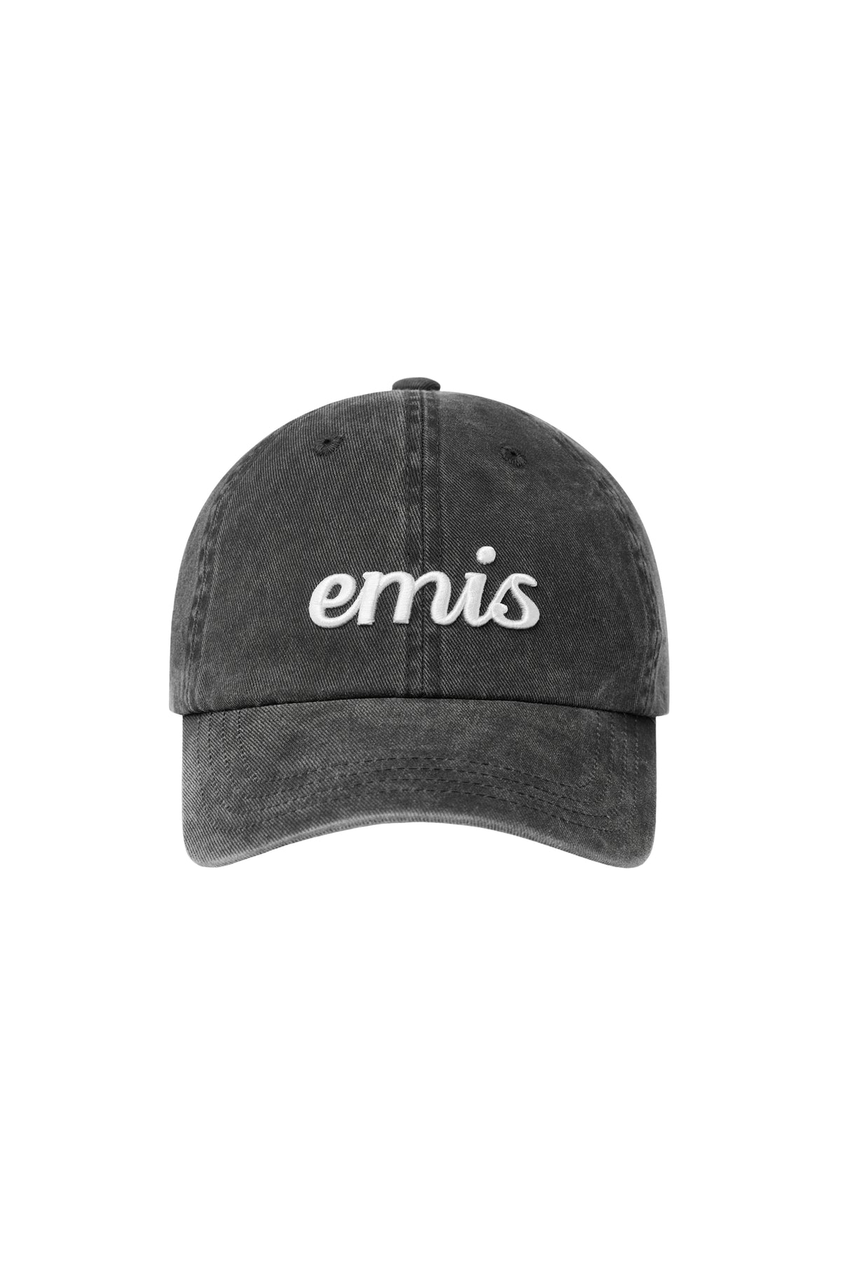 EMIS Vintage Pigment Ball Cap-Black