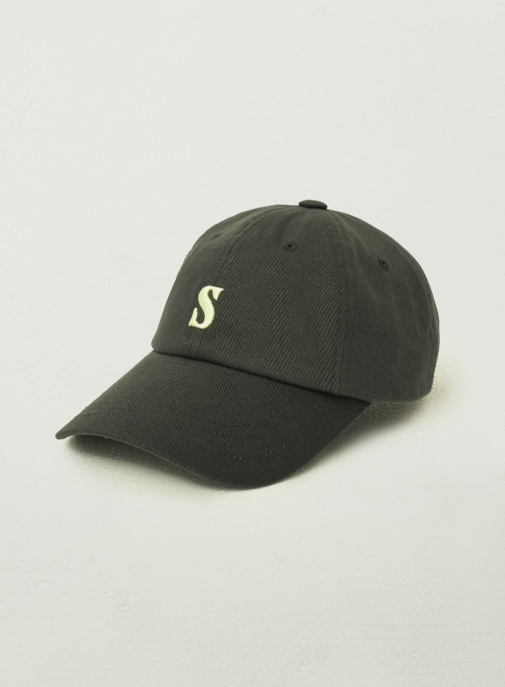 [satur] Classic Small Logo Ball Cap - Charcoal