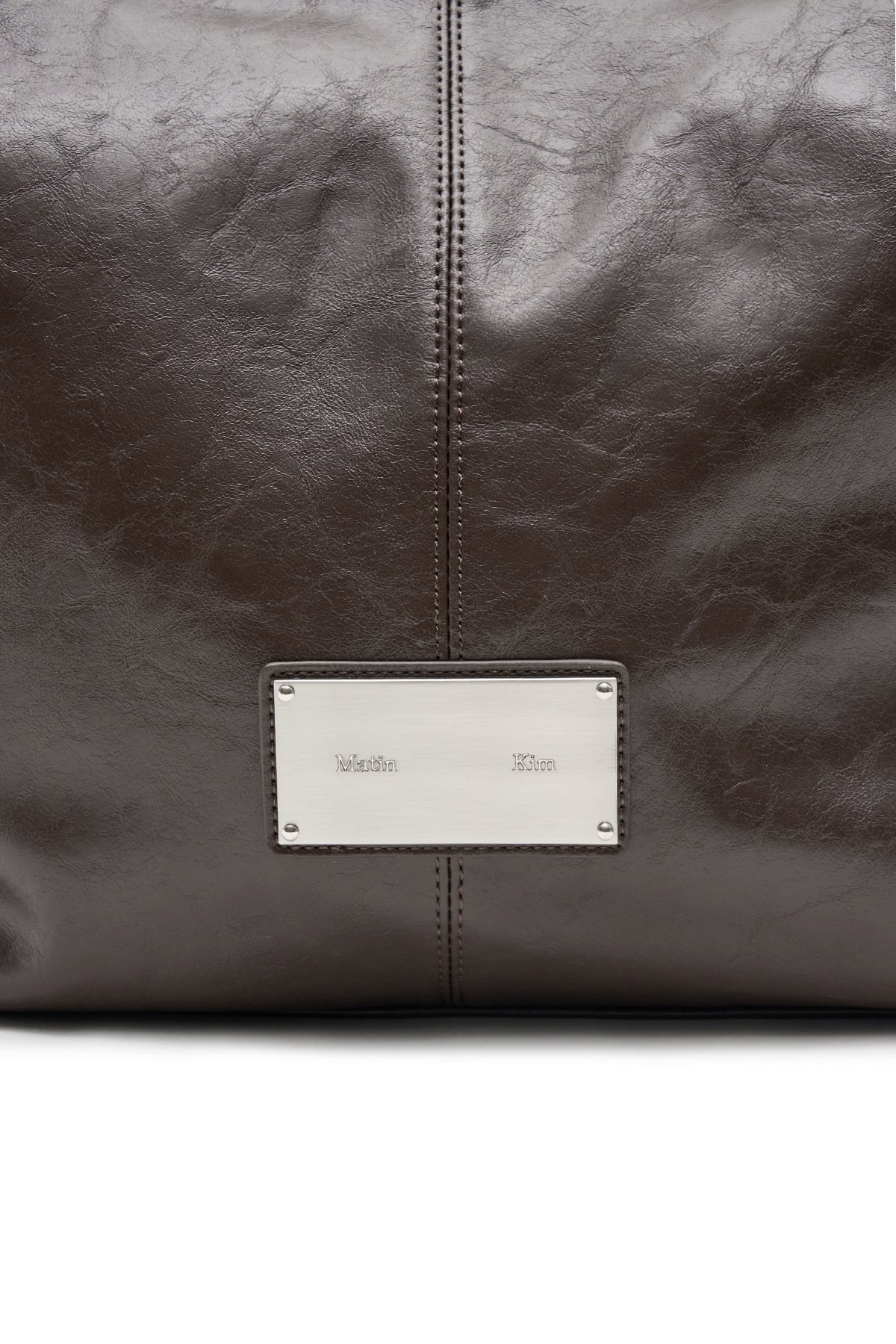 [matinkim] MATIN STUD POINT LARGE SHOULDER BAG IN BROWN