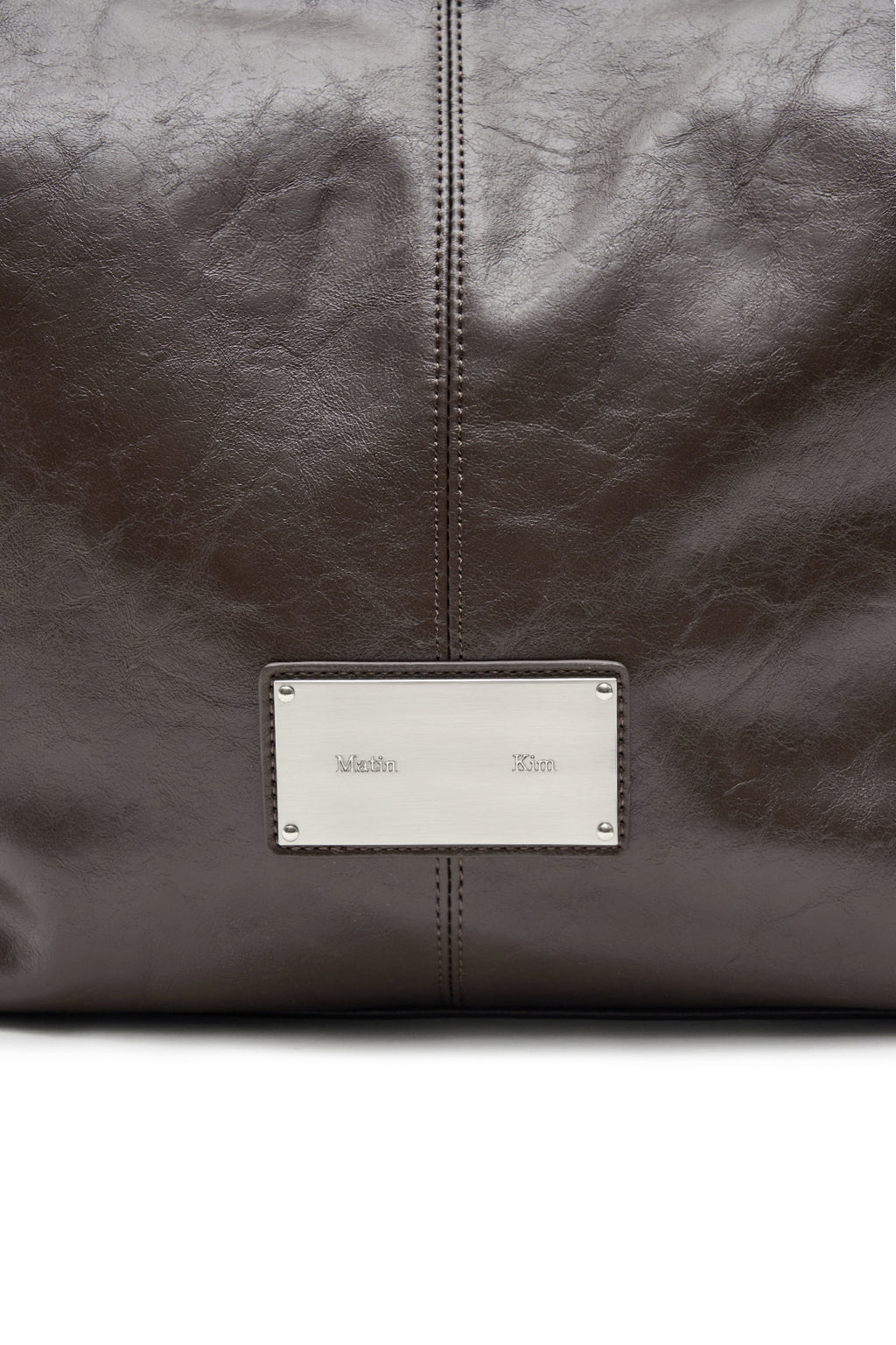 Matinkim Matin Stud Point Large Shoulder Bag IN Brown
