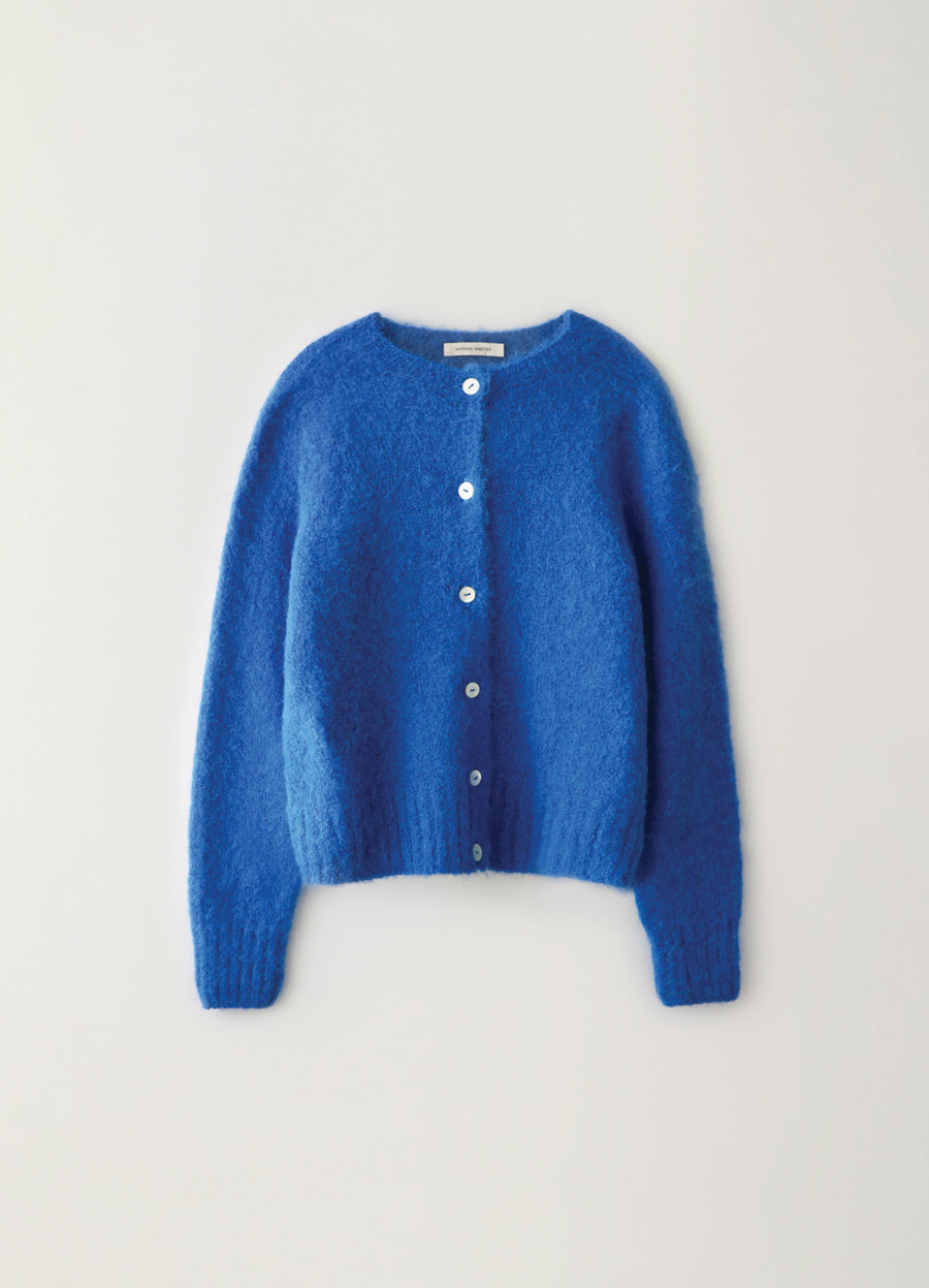 Nothing Written Alpaca knit cardigan (Pacific blue)