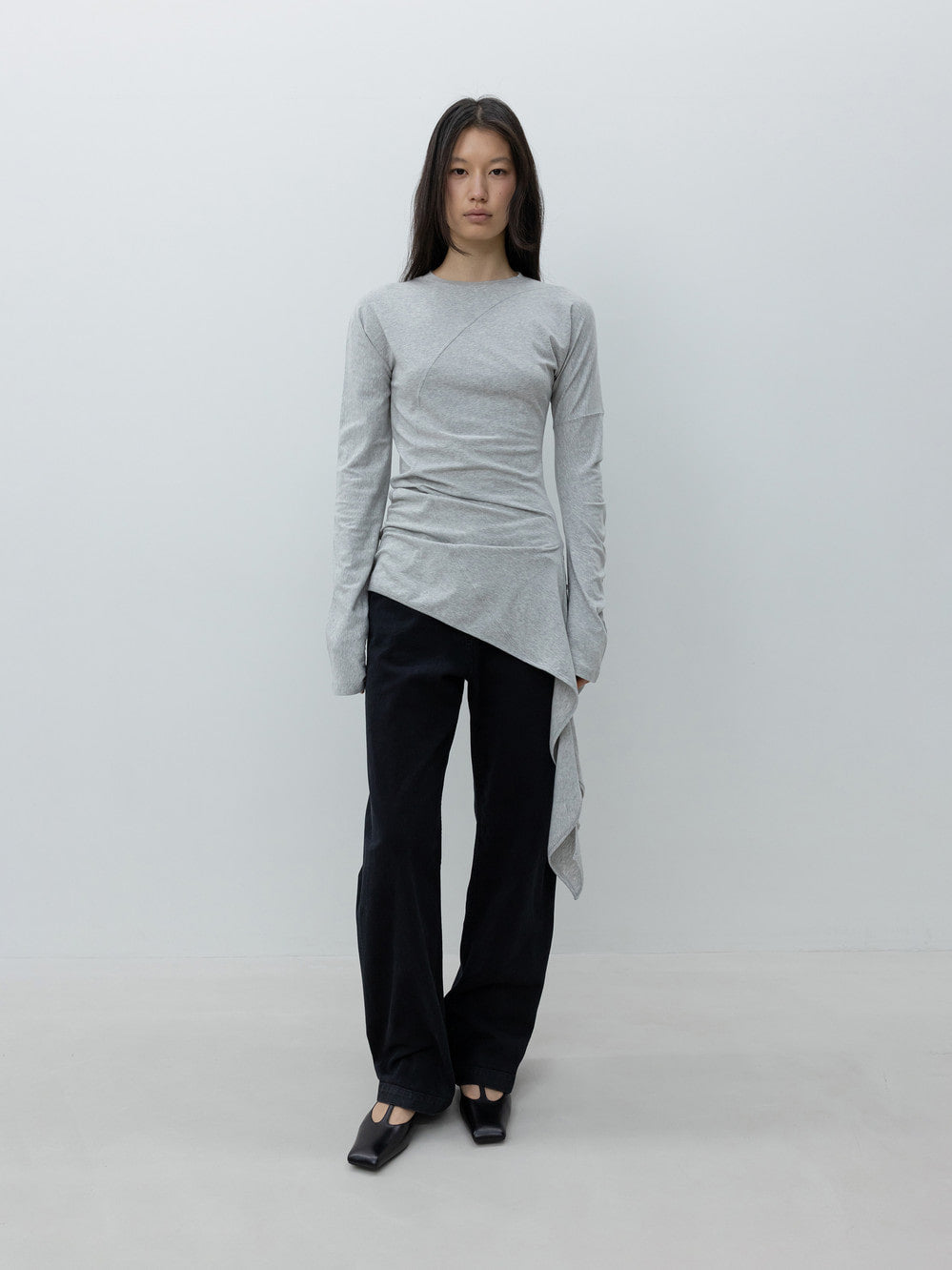 Low Classic Lc Wrap T-Shirt Grey
