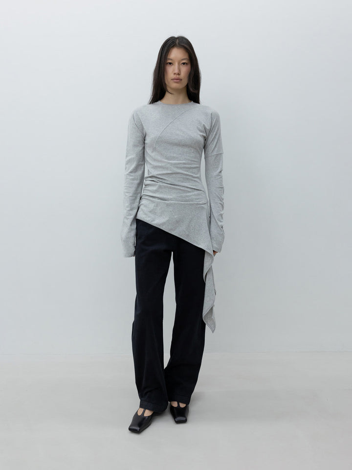 Low Classic Lc Wrap T-Shirt Grey