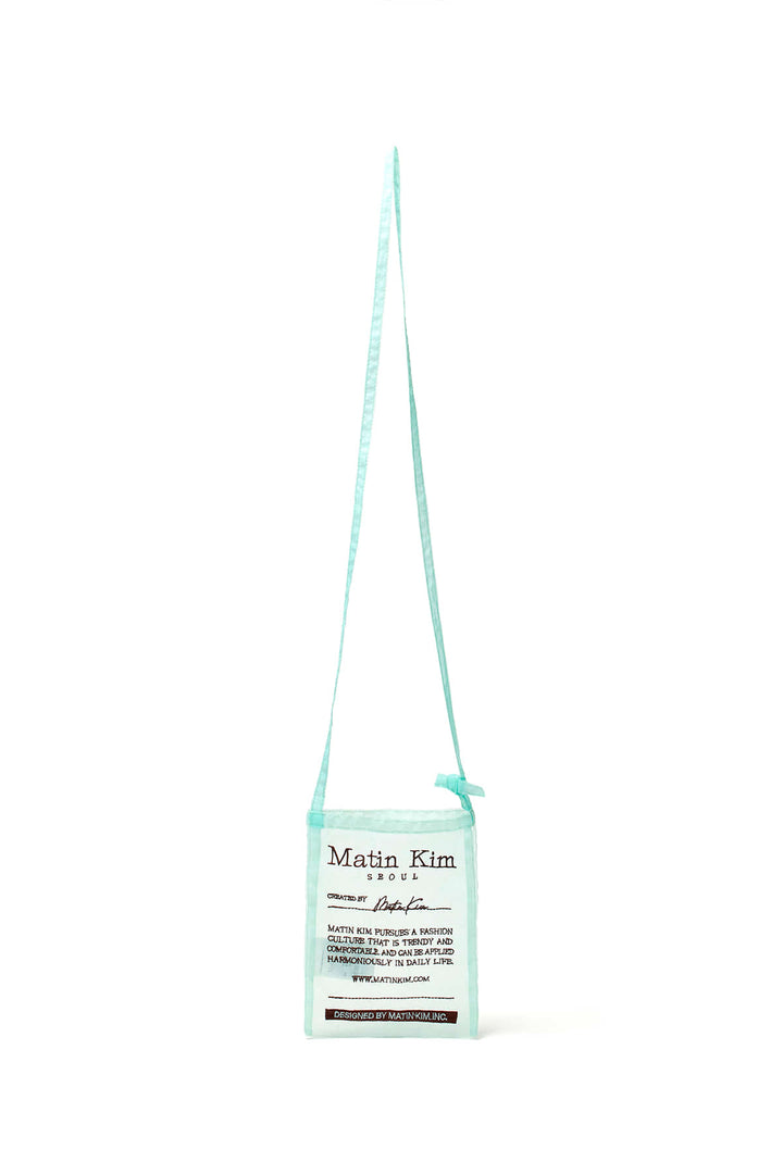 Matinkim Organza Mini Cross Bag In Mint