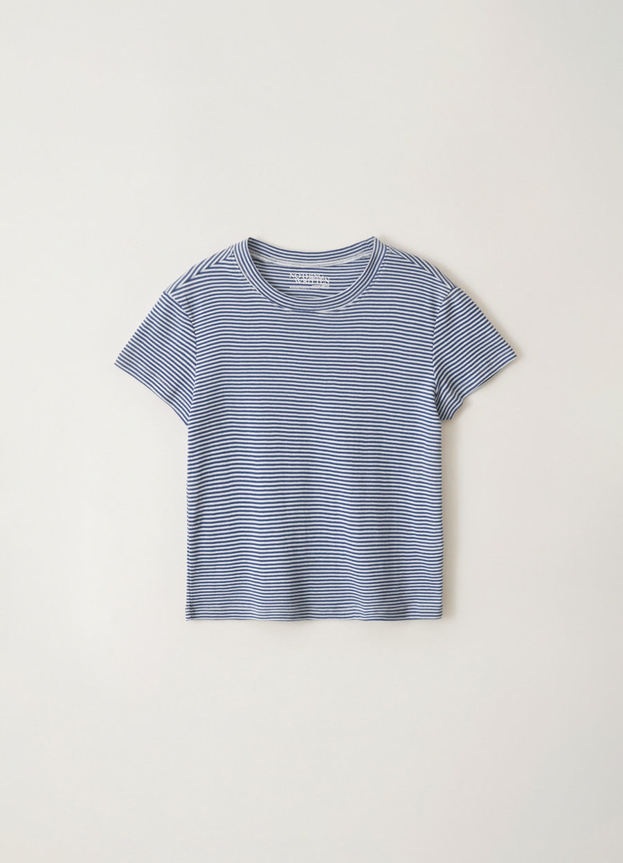 Nothing Written 90s t-shirt (Stripe blue)