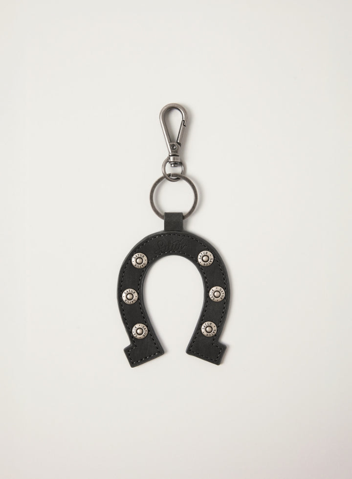 Satur Horseshoe Keyring - Charcoal