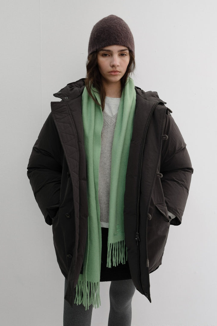 Dunst Unisex Goose Down Parka Jacket Mushroom