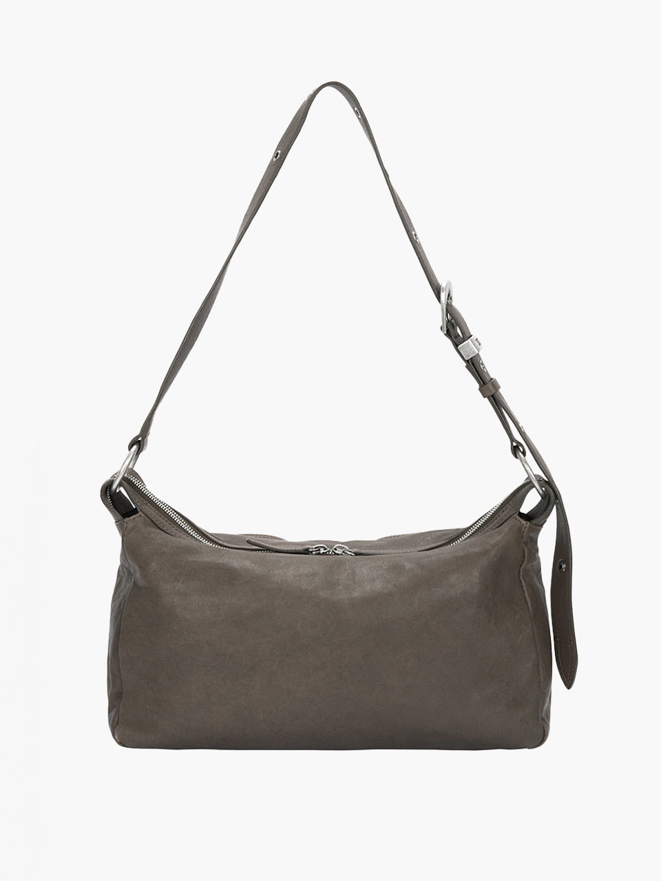 Marge Sherwood Outpocket Hobo taupe washed nappa