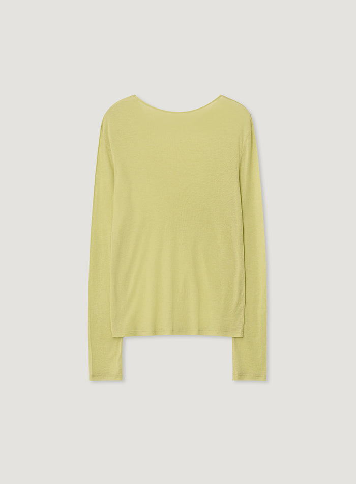 Mango Maniplease Paper Tee Lime Yellow