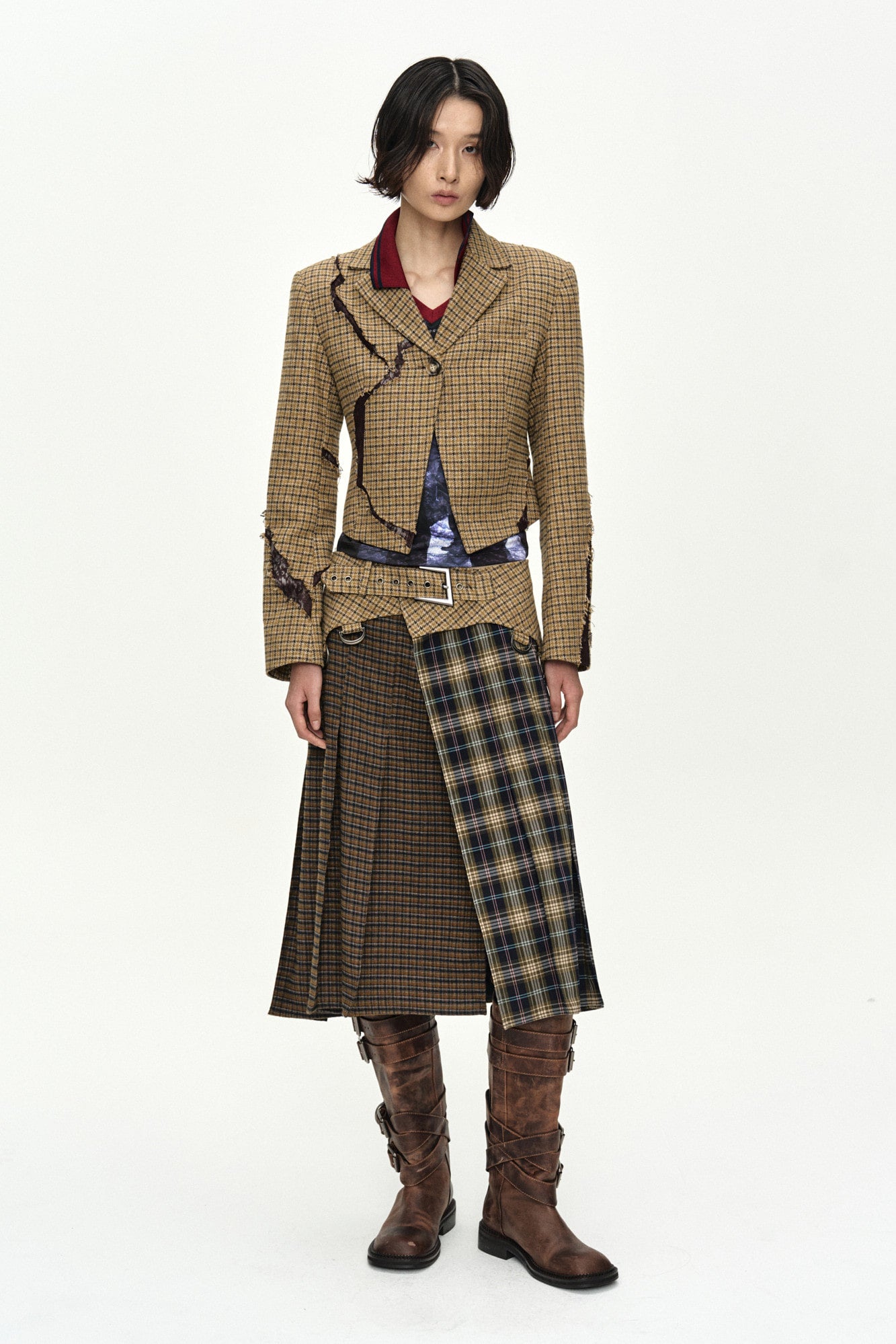 Andersson Bell Lace Cut-Out Blazer