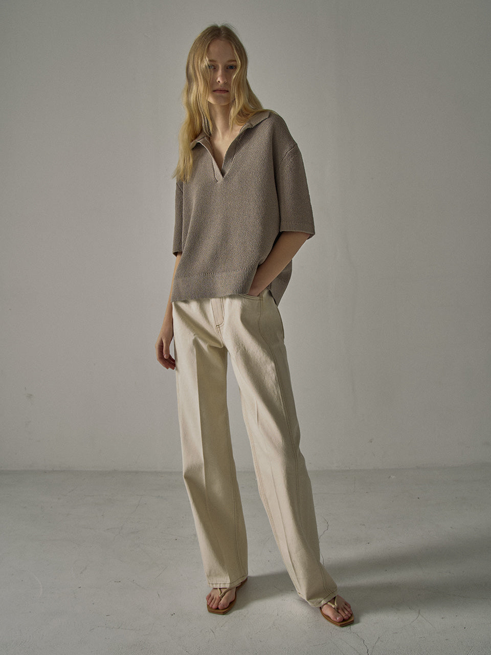 Facade Pattern Classic Denim ecru