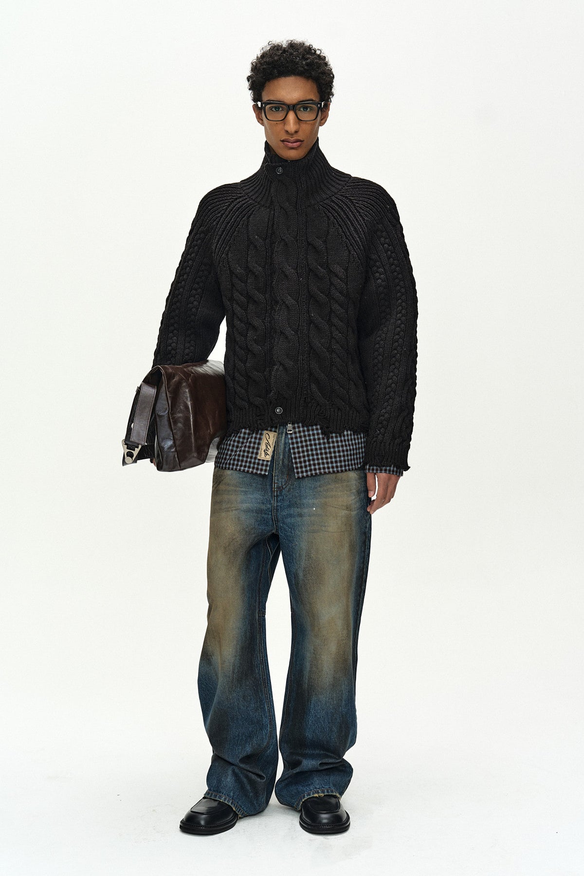 Andersson Bell Maey Check Layered Shirt