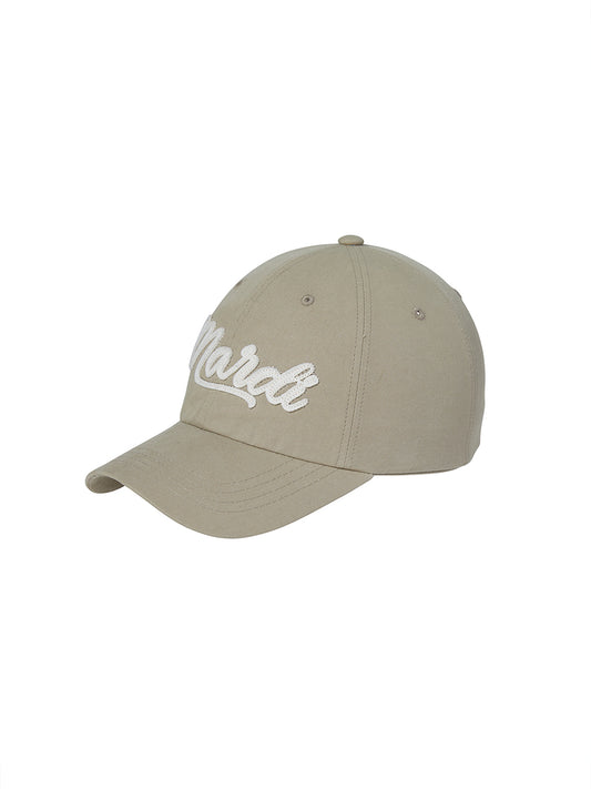 CAP MARDI VINTAGE LOGO_BEIGE CREAM