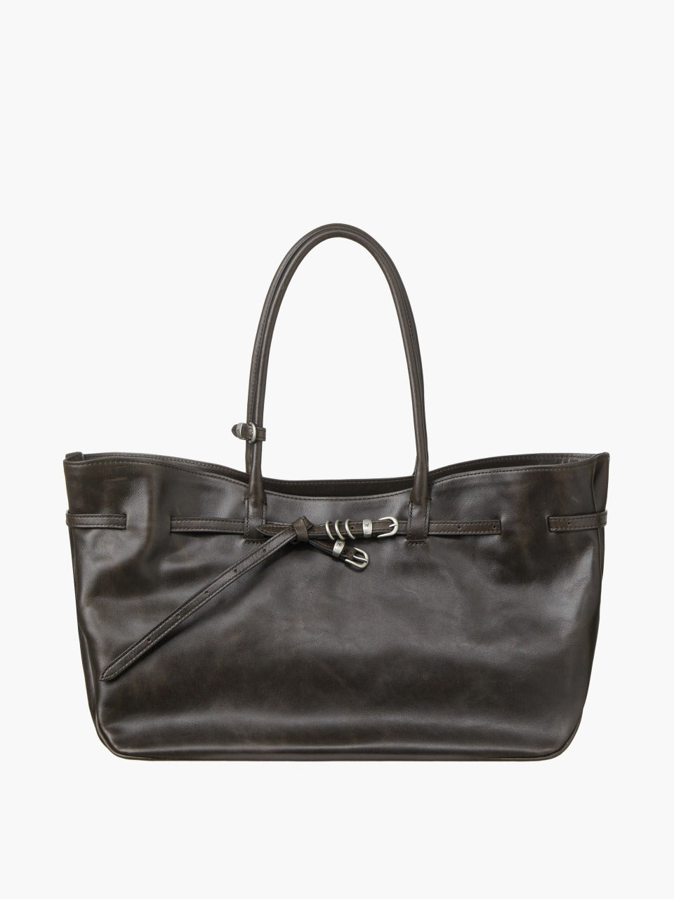 Margesherwood Grandma Used Bag Large sepia pull-up