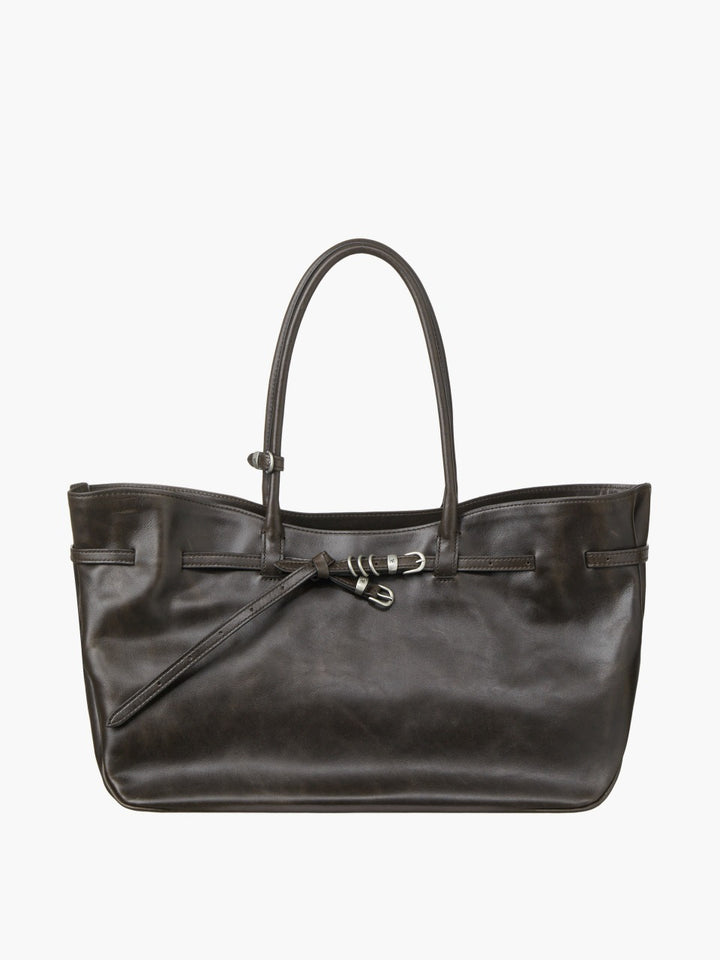 Margesherwood Grandma Used Bag Large sepia pull-up