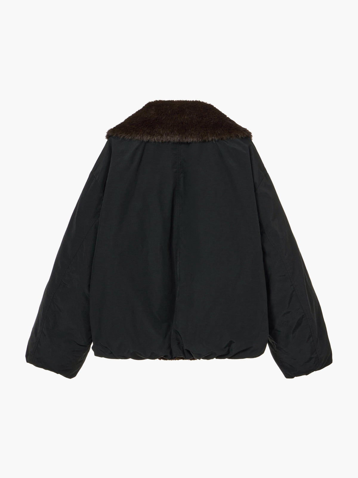 Margesherwood Fur Trimming Blouson Jumper black