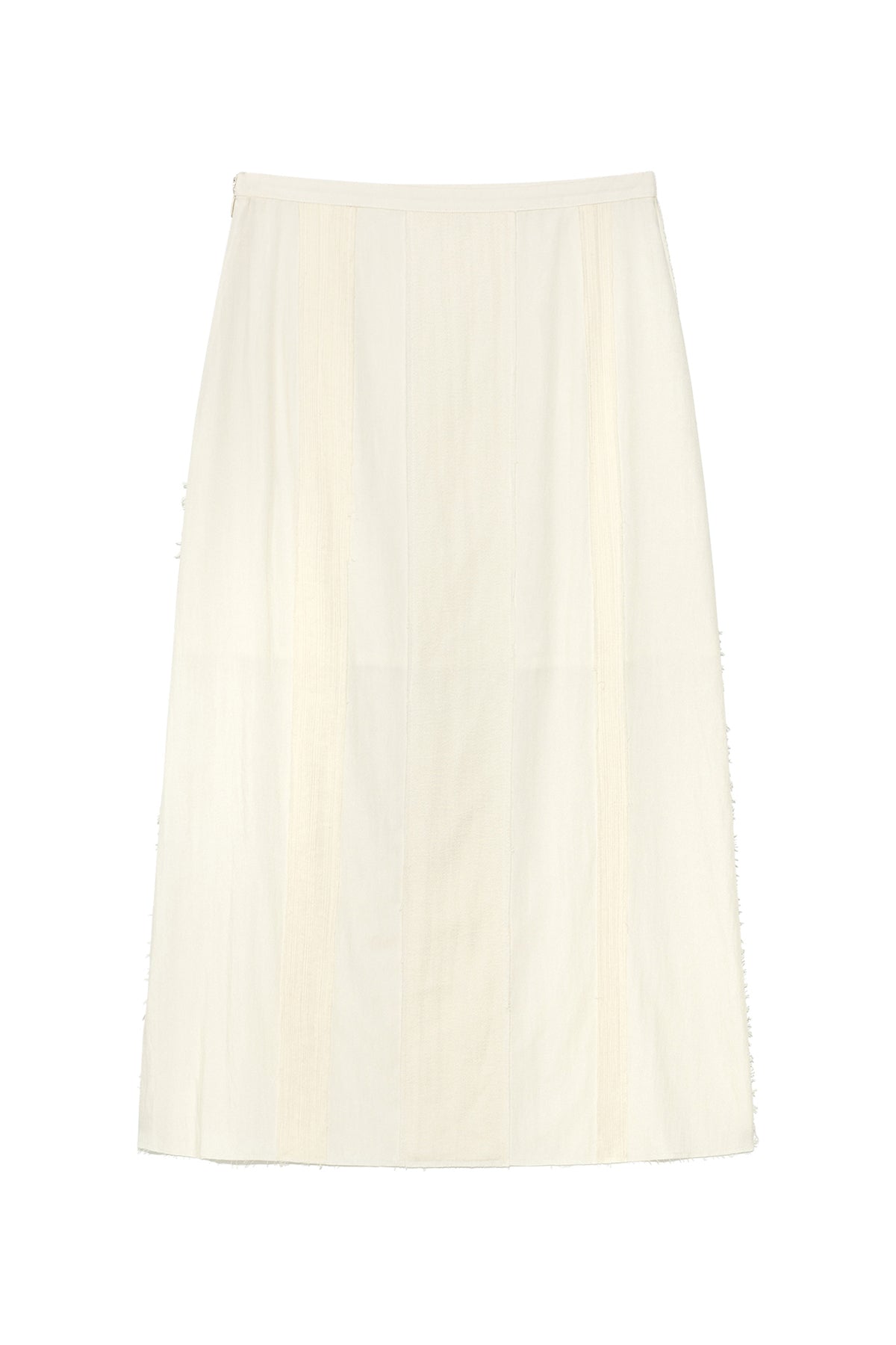 [matinkim] HOOK AND EYE STRING LONG SKIRT IN IVORY
