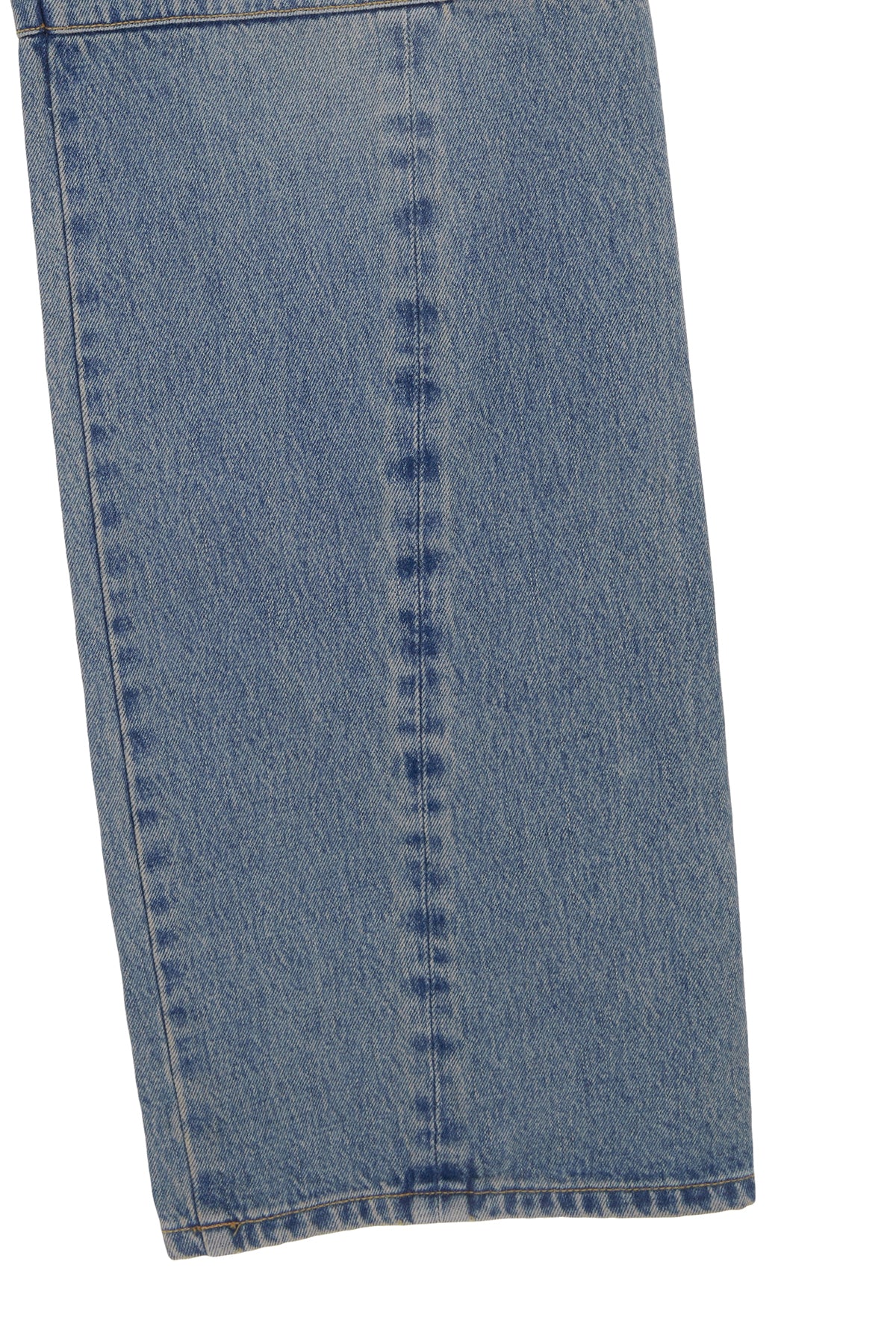 [matinkim] SIDE WASHED DENIM PANTS IN BLUE