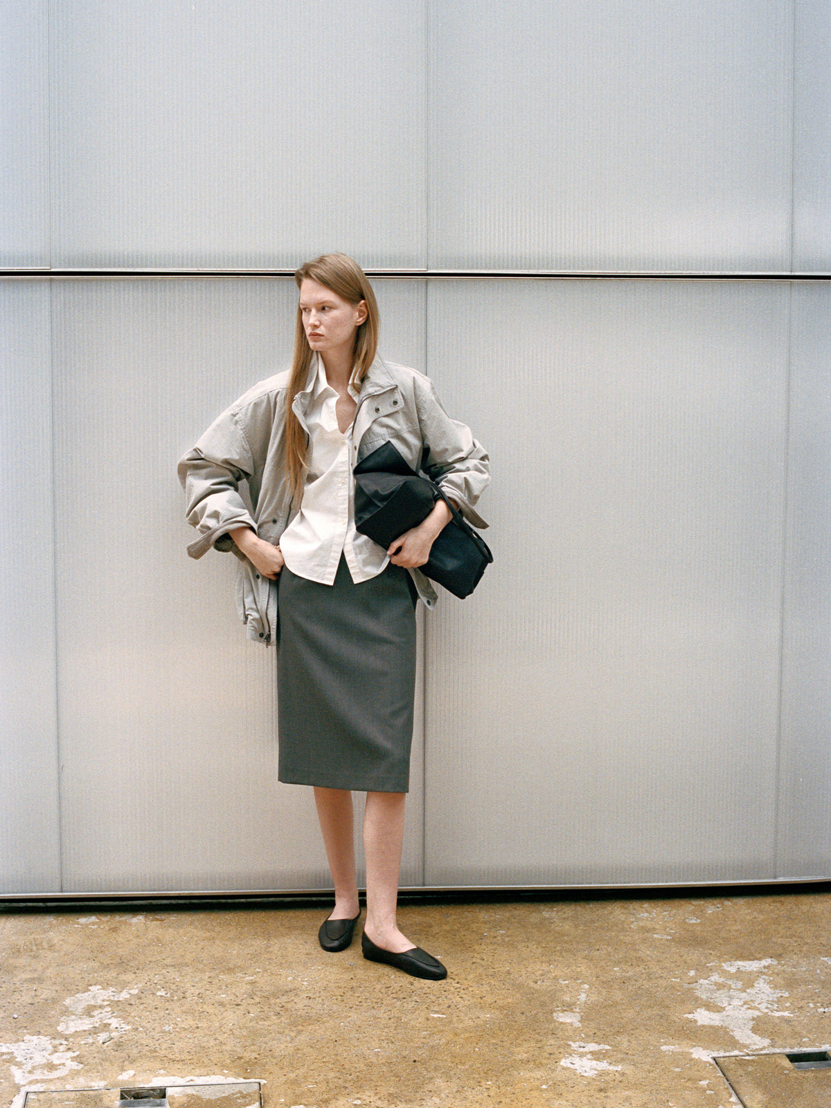 Nothing Written Borough utility jumper (Ash beige) (Pre-order, ships from Nov 3)