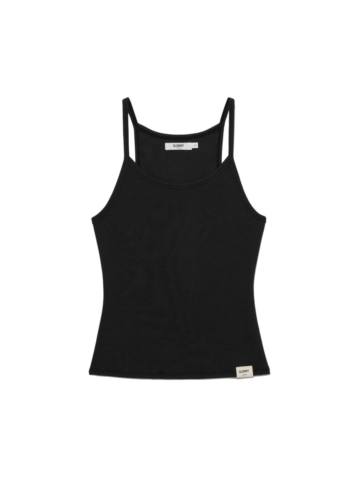 GLOWNY G Fine Strap Camisole (Black)