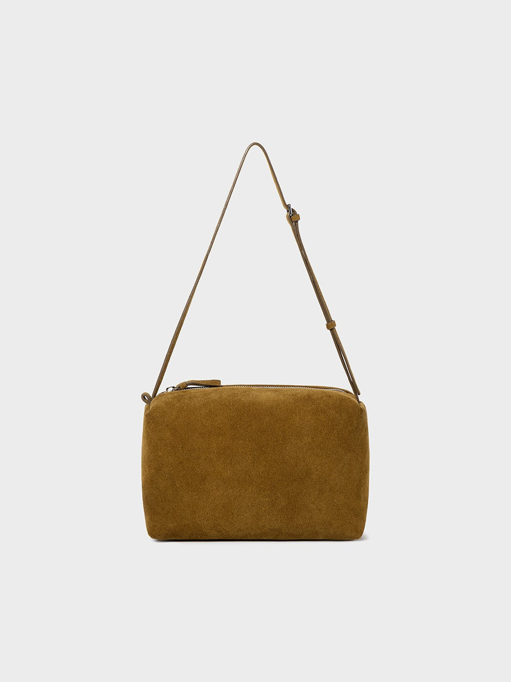 Low Classic Suede Caramel Box Bag - Brown