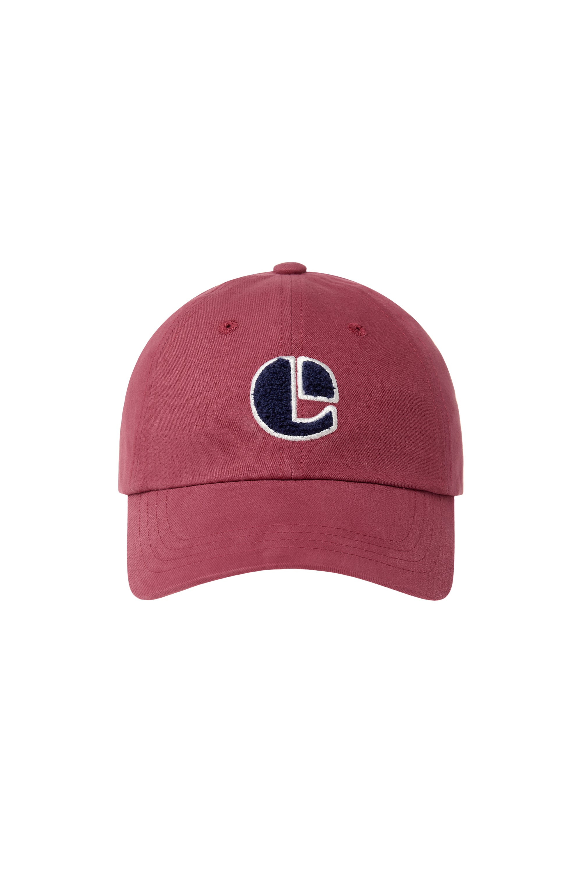 BOUCLE VINTAGE LOGO BALL CAP-RED