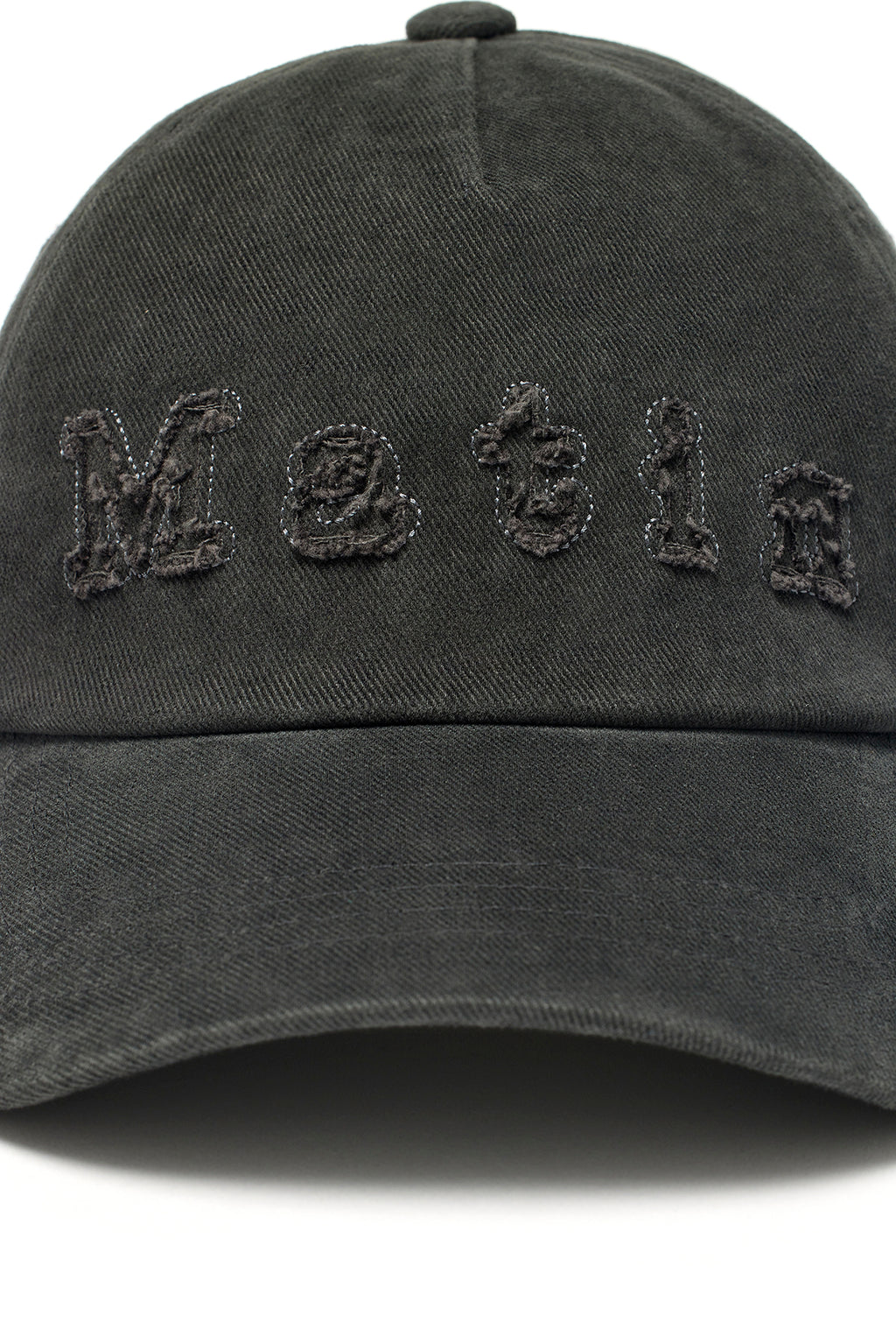 [matinkim] MATIN REVERSE LOGO BALL CAP IN CHARCOAL