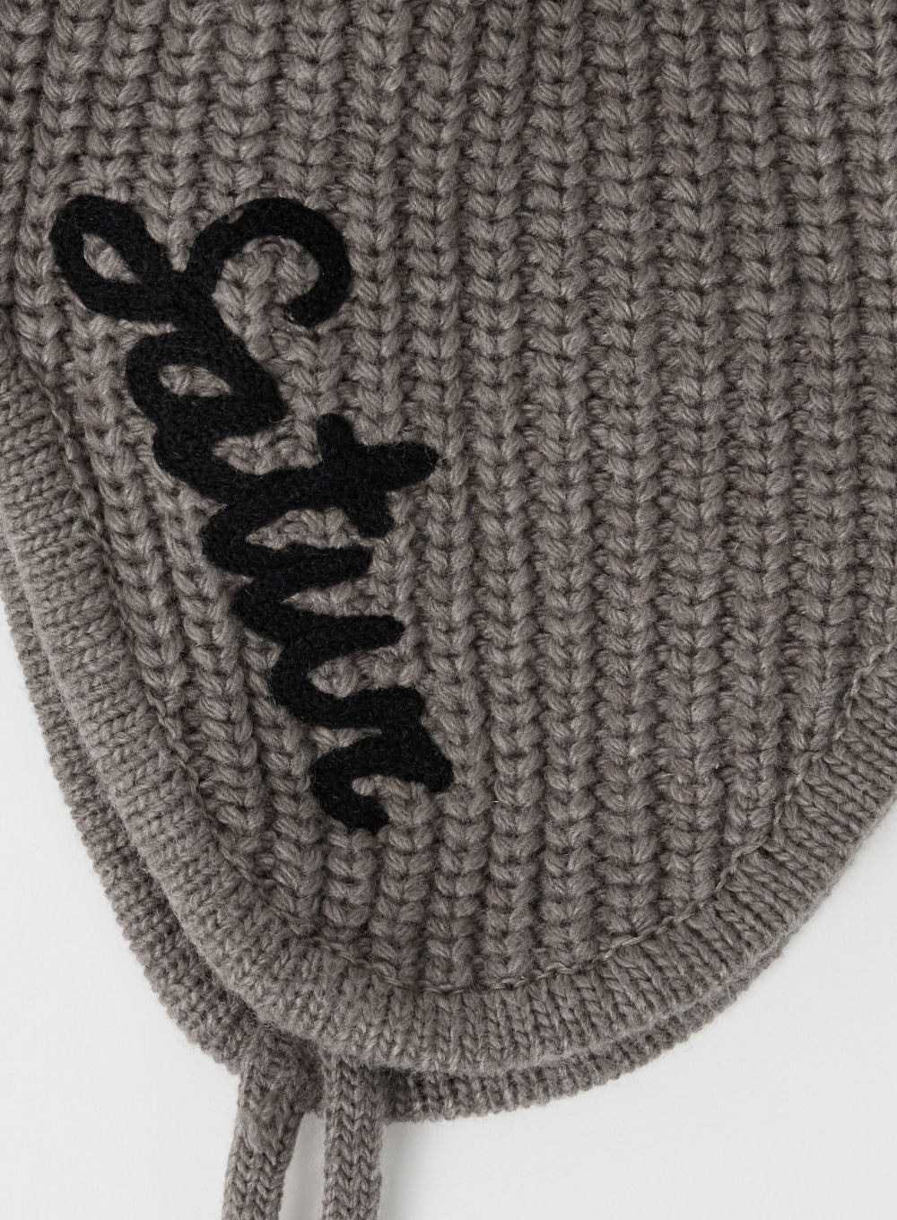 [satur] Earmuff Knit Beanie - Brown