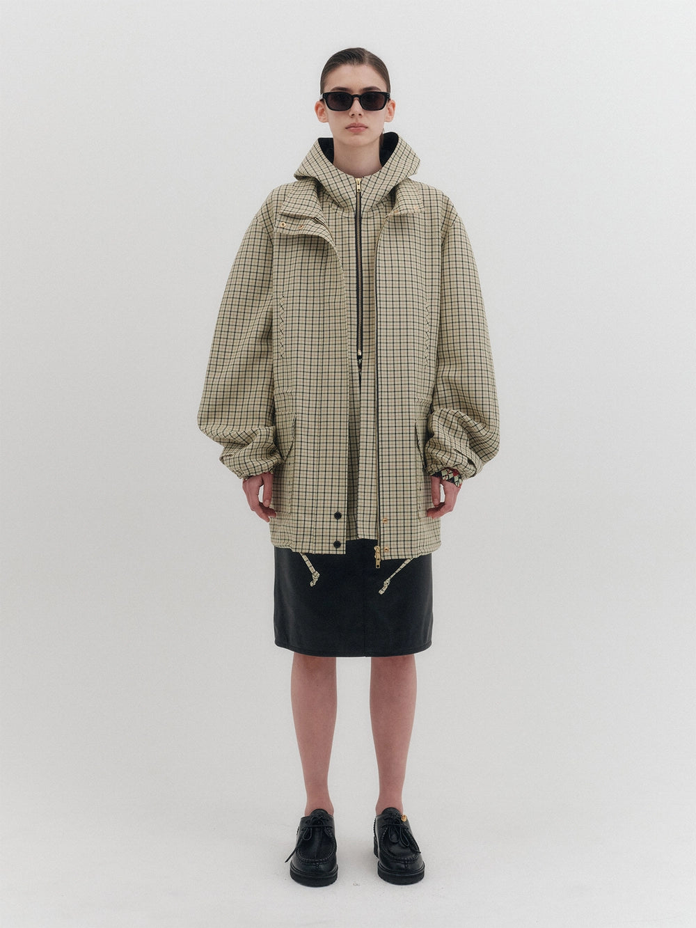 EENK Oversized Hoodie Jacket - Beige