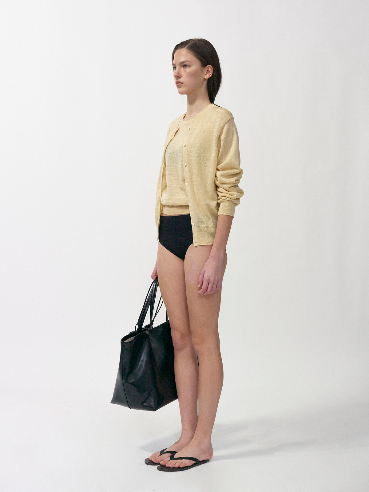 Nothing Written Rola linen cardigan (Yellow)