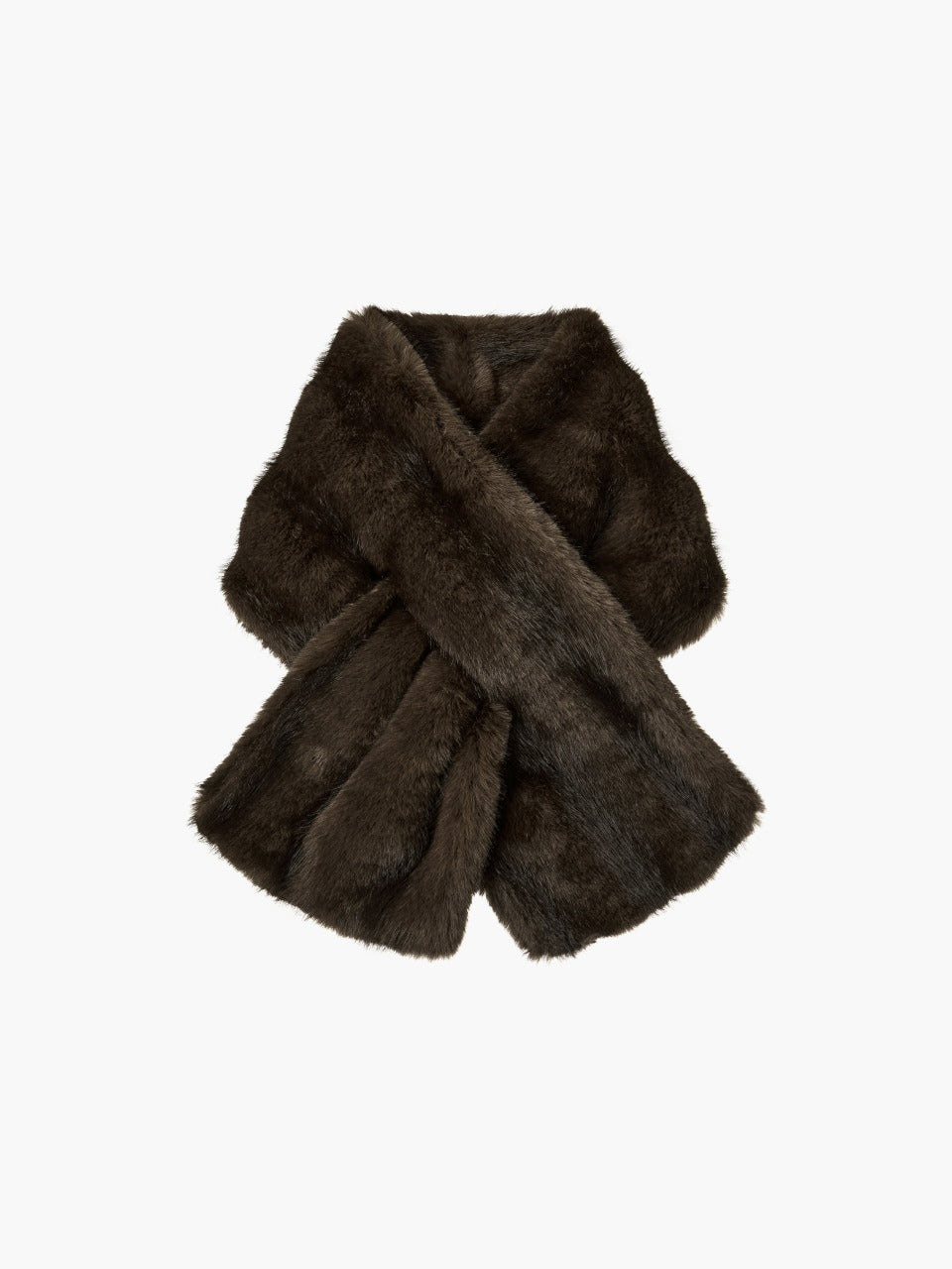 Margesherwood Faux Fur Muffler brown