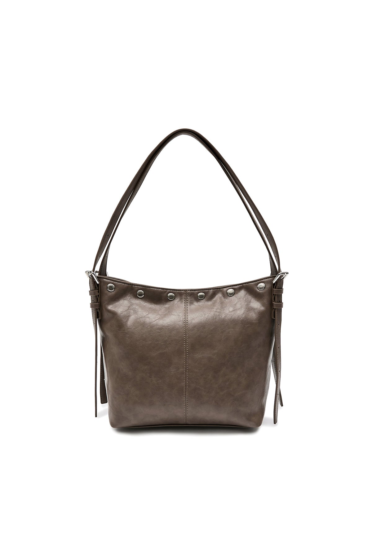 [matinkim] MATIN STUD POINT SMALL SHOULDER BAG IN COCOA