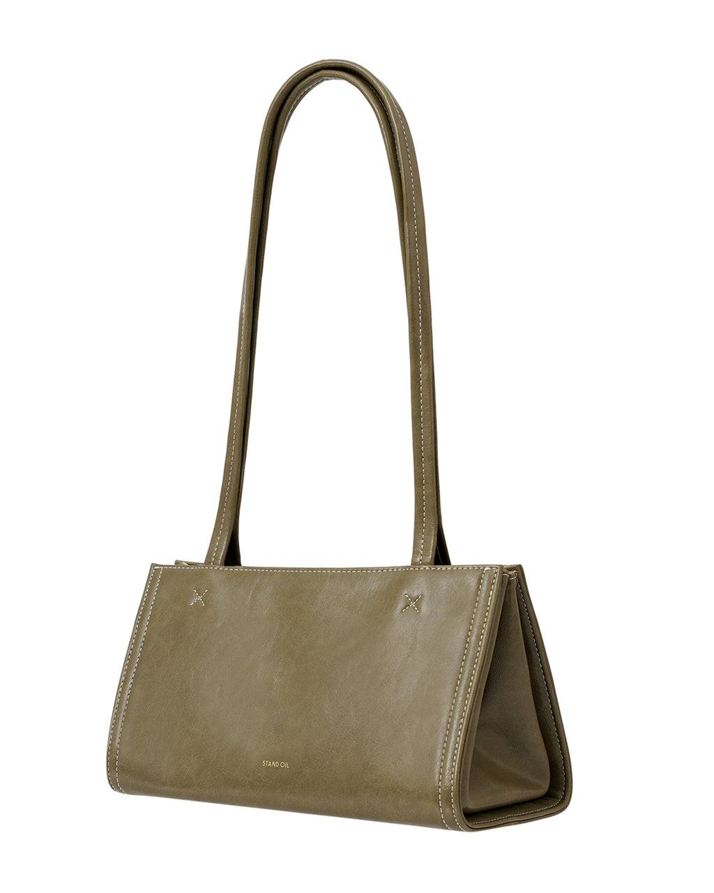 Tiny Oblong Bag in Basil