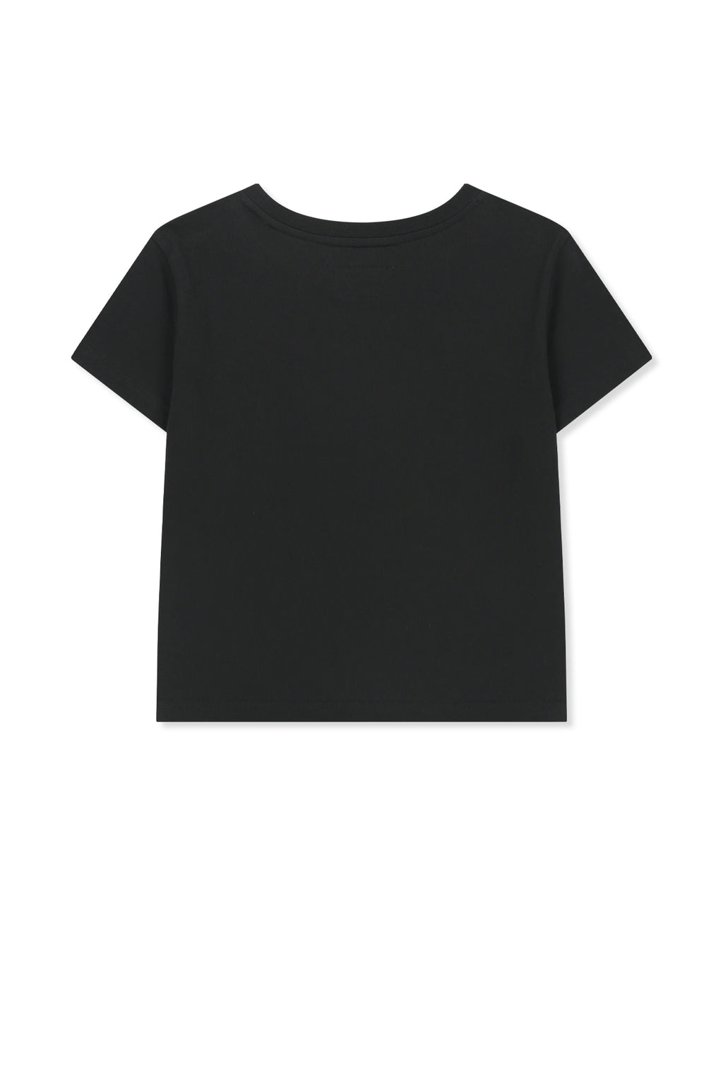 Matinkim Matin Kim Arch Logo Crop Top IN Black