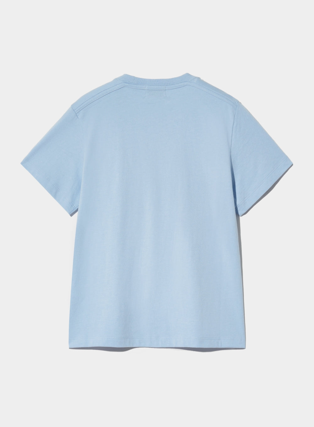 [satur] (W) Classy Nostalgia Vintage Graphic T-Shirt - Sky Blue