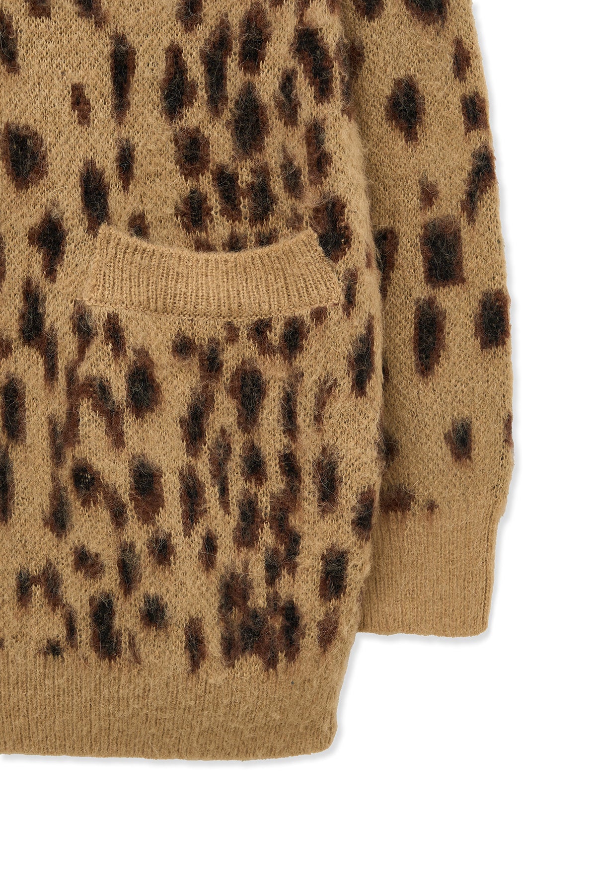 Matinkim Brushed Leopard Cardigan IN Mix