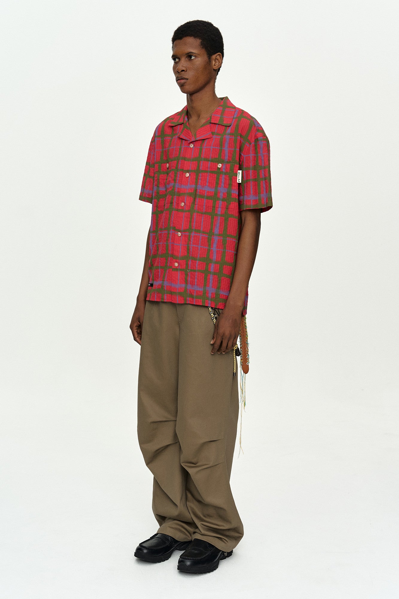 Andersson Bell Rothko Open Collar Shirt