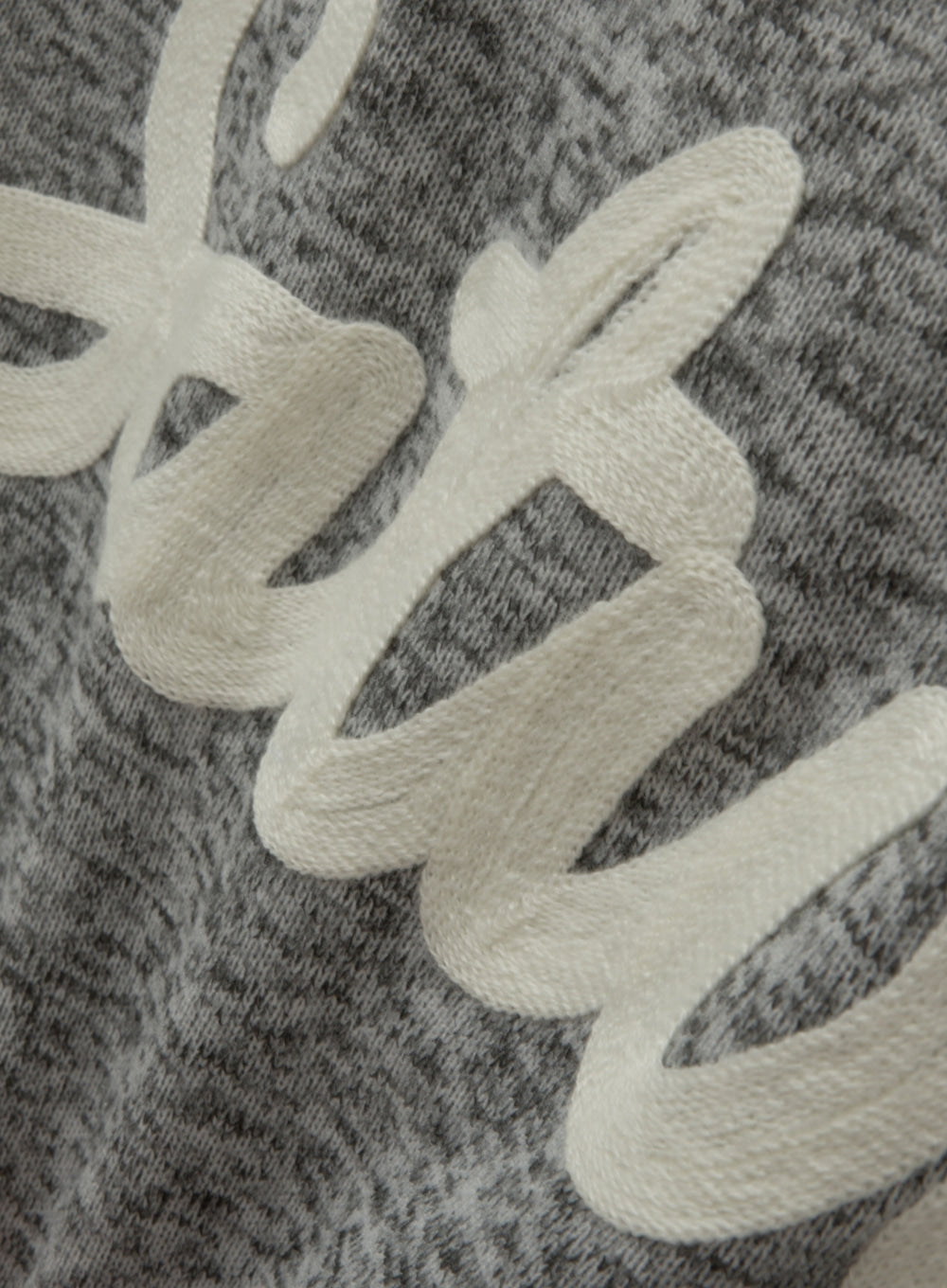 [satur] Lugo Heather Terry Hoodie - Melange Gray