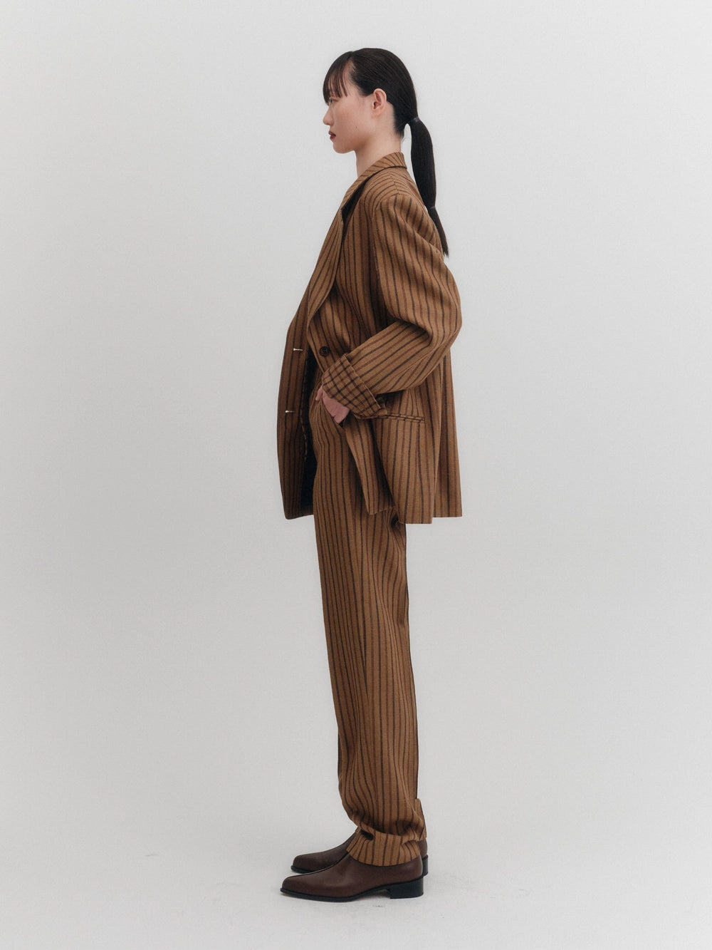 EENK Slim Straight Pants - Camel