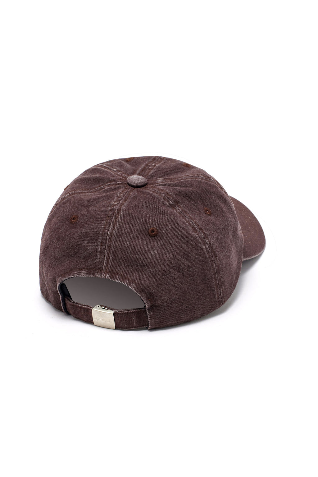 [matinkim] MATIN CURSIVE BALL CAP IN BROWN