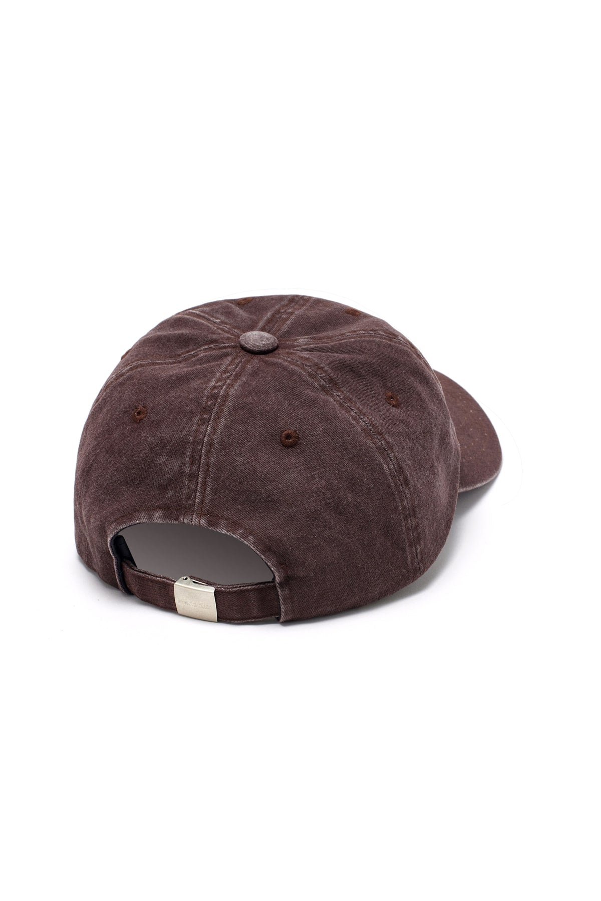 [matinkim] MATIN CURSIVE BALL CAP IN BROWN
