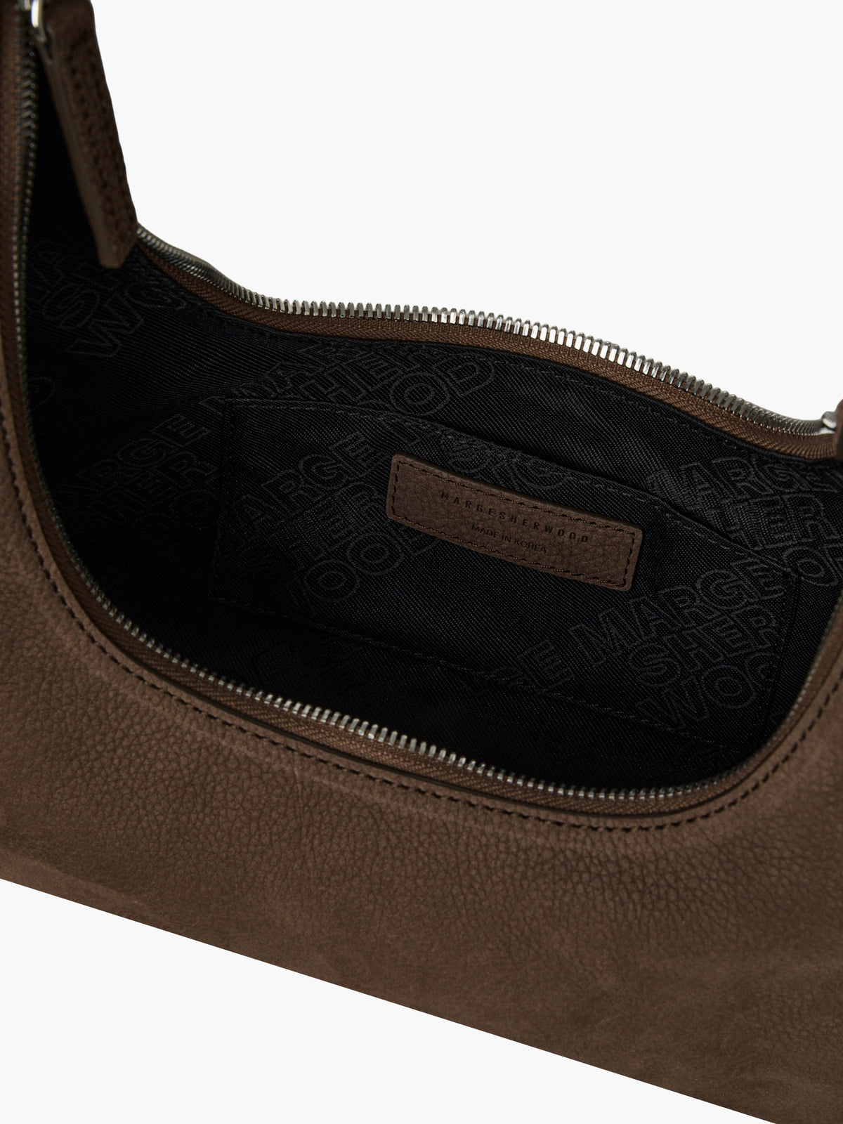 Margesherwood Hobo Shoulder milk brown nubuck